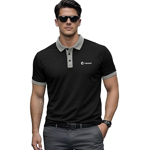Noble Monk Mens Regular Fit Polo Neck