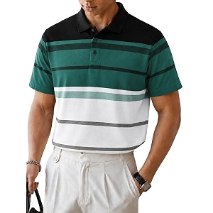 Noble Monk Mens Regular Fit Polo Neck
