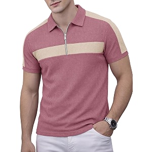 Noble Monk Mens Regular Fit Polo Neck