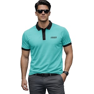 Noble Monk Mens Regular Fit Polo Neck