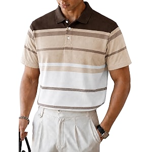 Noble Monk Mens Regular Fit Polo Neck