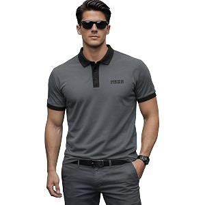 Noble Monk Mens Regular Fit Polo Neck