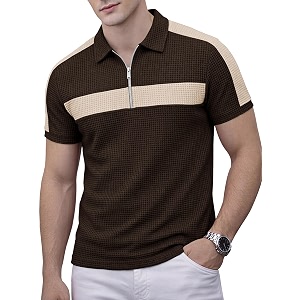 Noble Monk Mens Regular Fit Polo Neck