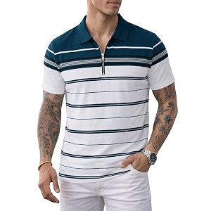 Noble Monk Mens Regular Fit Polo Neck