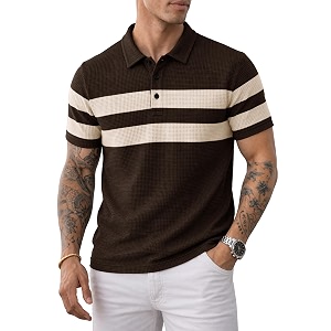 Noble Monk Mens Regular Fit Polo Neck