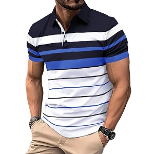 Noble Monk Mens Regular Fit Polo Neck