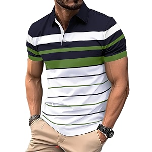 Noble Monk Mens Regular Fit Polo Neck