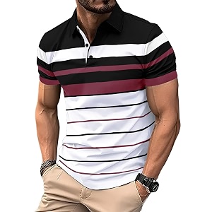 Noble Monk Mens Regular Fit Polo Neck