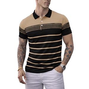 Noble Monk Mens Regular Fit Polo Neck