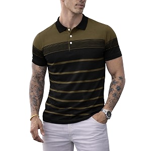 Noble Monk Mens Regular Fit Polo Neck