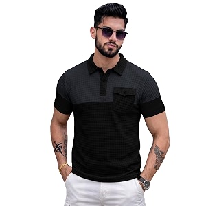 Noble Monk Mens Regular Fit Polo Neck