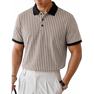 Noble Monk Mens Regular Fit Polo Neck