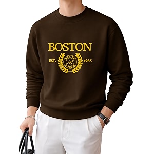 Noble Monk Mens Round Neck Sweatshirt