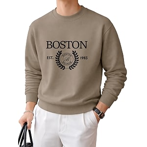 Noble Monk Mens Round Neck Sweatshirt