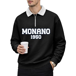 Noble Monk Mens Round Neck Sweatshirt