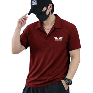 Noble Monk Mens Solid Regular Fit Polo