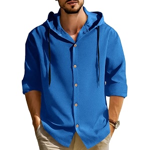 Noble Monk Mens Solid Regular Fit Shirts