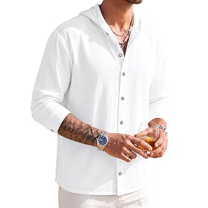 Noble Monk Mens Solid Regular Fit Shirts