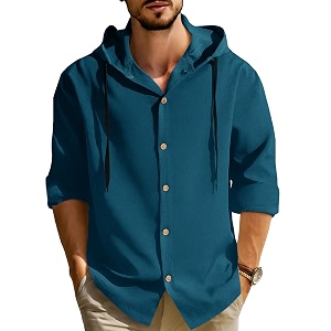 Noble Monk Mens Solid Regular Fit Shirts