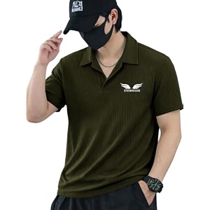 Noble Monk Mens Solid Regular Fit Polo