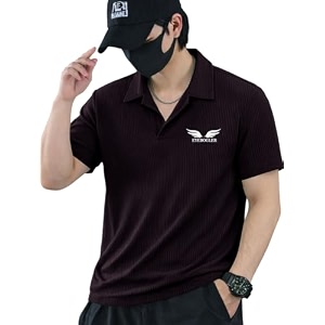 Noble Monk Mens Solid Regular Fit Polo