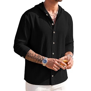 Noble Monk Mens Solid Regular Fit Shirts