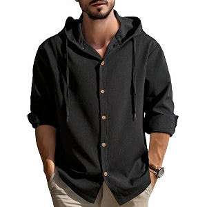 Noble Monk Mens Solid Regular Fit Shirts