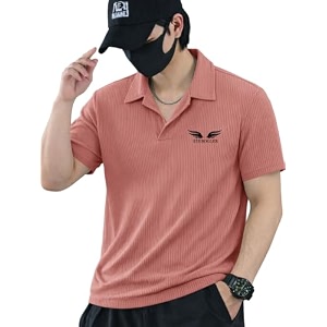 Noble Monk Mens Solid Regular Fit Polo
