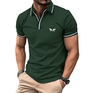 Noble Monk Mens Solid Regular Fit Polo