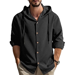 Noble Monk Mens Solid Regular Fit Shirts