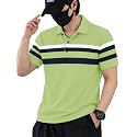 Noble Monk Men39s Striped Polo Neck Half
