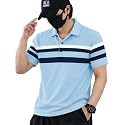 Noble Monk Men39s Striped Polo Neck Half