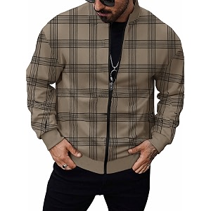Noble Monk Men Cotton Blend Checkered Full