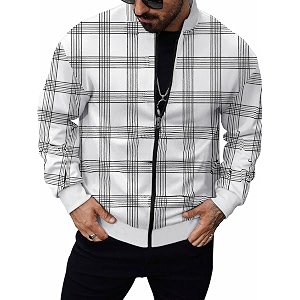 Noble Monk Men Cotton Blend Checkered Full