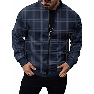Noble Monk Men Cotton Blend Checkered Full