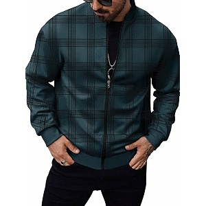 Noble Monk Men Cotton Blend Checkered Full
