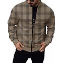 Noble Monk Men Cotton Blend Checkered Full