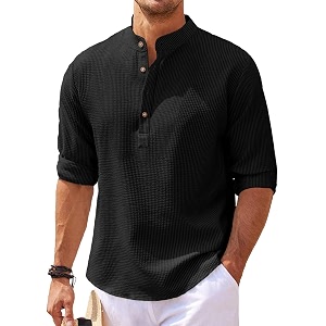Noble Monk Men Polycotton Solid Regular Shirt