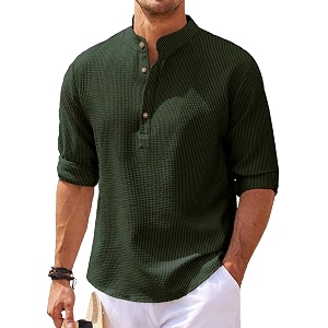 Noble Monk Men Polycotton Solid Regular Shirt