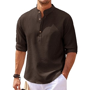 Noble Monk Men Polycotton Solid Regular Shirt