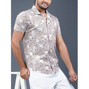 Noble Monk Men Polyester Nobel Monk Printed