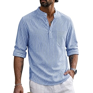 Noble Monk Mens Full Sleeve Shirt