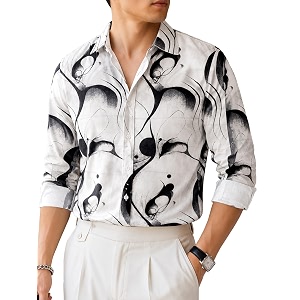 Noble Monk Mens Full Sleeve Shirt