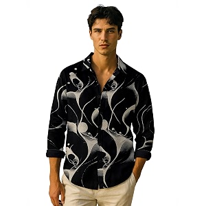 Noble Monk Mens Full Sleeve Shirt