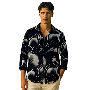 Noble Monk Mens Full Sleeve Shirt