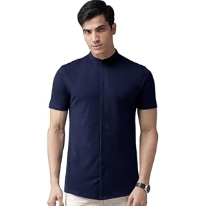 Noble Monk Mens Cotton Blend Half Sleeve