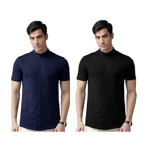 Noble Monk Mens Cotton Blend Half Sleeve