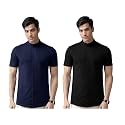 Noble Monk Mens Cotton Blend Half Sleeve