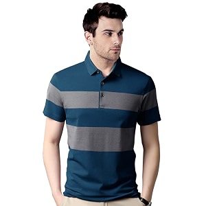 Noble Monk Mens Polo Neck Half Sleeves