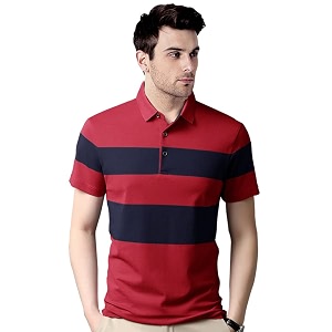 Noble Monk Mens Polo Neck Half Sleeves